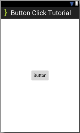Button Click Tutorial Activity XML