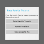 Captura de pantalla del tutorial RateUs