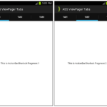 Tutorial de pestañas de Android ActionBarSherlock ViewPager