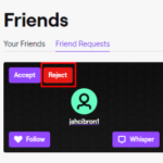 Cómo cancelar una solicitud de amistad en Twitch