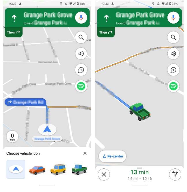 Cómo cambiar las direcciones de visualización a diferentes modos de viaje en Google Maps