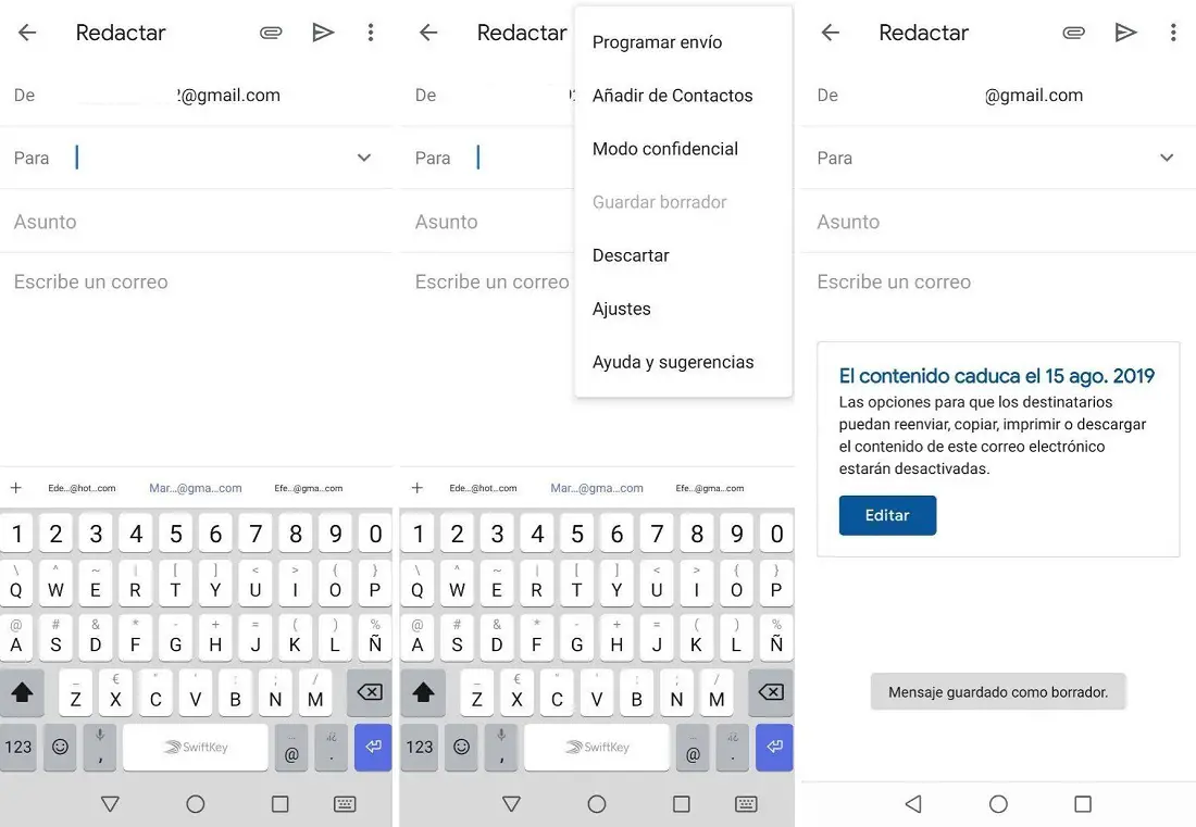 ¿Qué es el modo confidencial en Gmail?