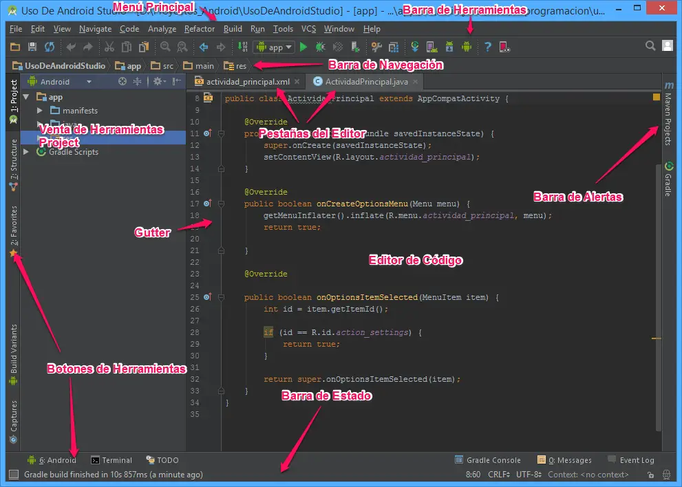 Tutorial de análisis de imágenes y textos XML de Android