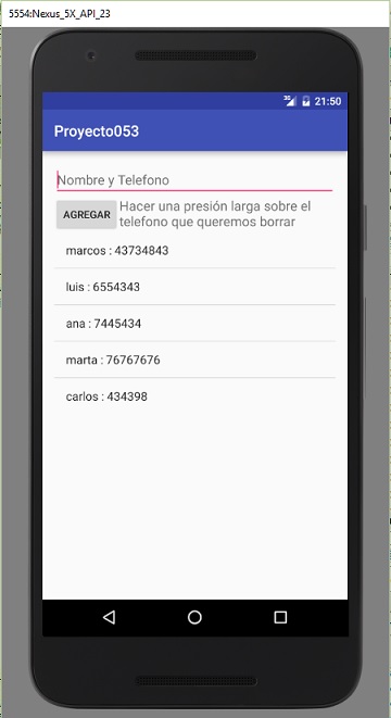 Tutorial de Android para eliminar varios elementos seleccionados en ListView