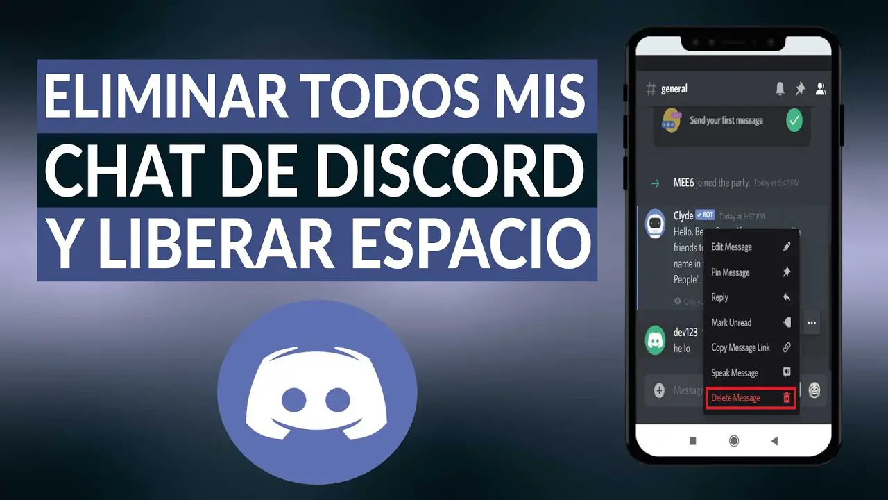 Cómo eliminar todo el historial de chat de Discord